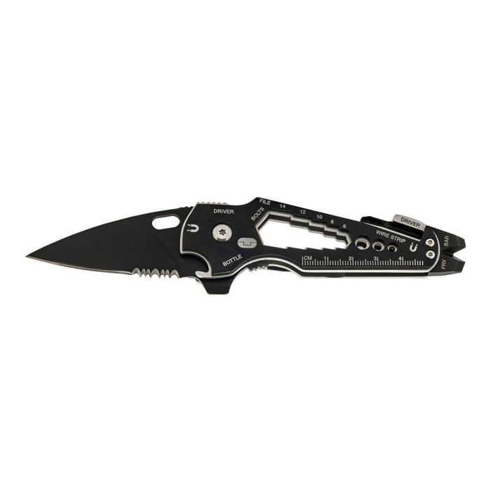 True Navaja Multiusos Smartknife TU6869 15 en 1 con 3 Destornilladores, Lima, Pelacables, Abrebotellas y Más 1