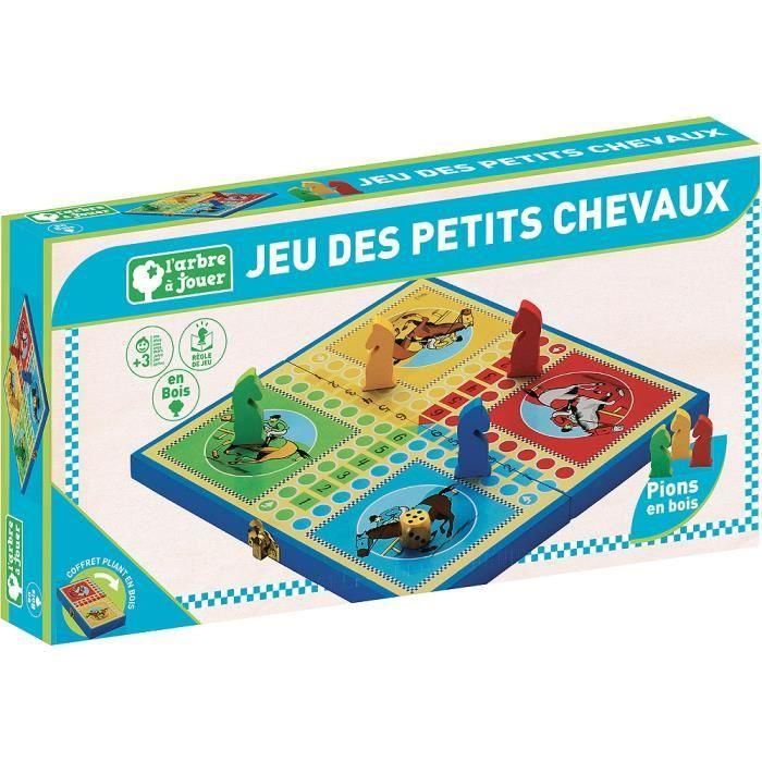 El Árbol Que Juega - 66340 - Juego de Caballos Pequeños - Caja de Madera 1 El Árbol Que Juega - 66340 - Juego de Caballos Pequeños - Caja de Madera 1