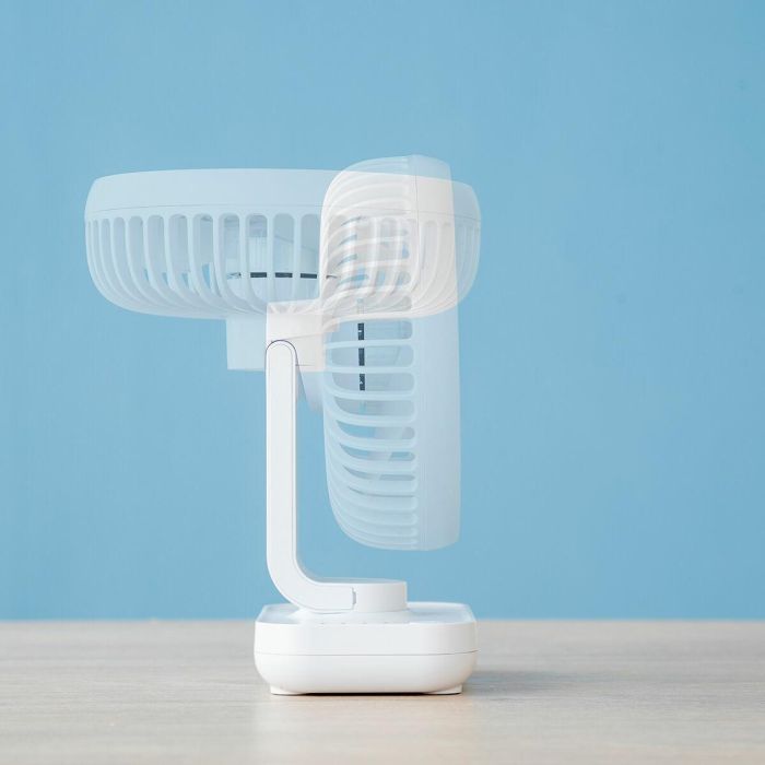 Ventilador de Escritorio Recargable Fanrec InnovaGoods Ø5,4'' 3600 mAh / 13,3 W 8 Ventilador de Escritorio Recargable Fanrec InnovaGoods Ø5,4'' 3600 mAh / 13,3 W 8
