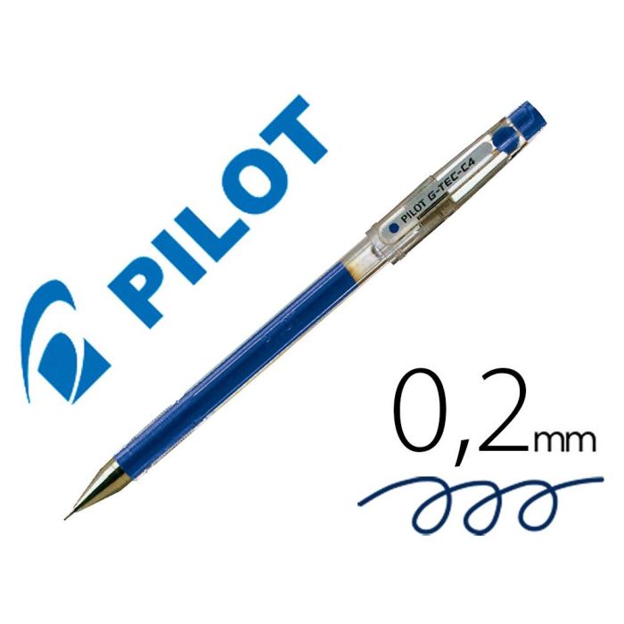 Boligrafo Pilot Punta Aguja G-Tec-C4 Azul 12 unidades