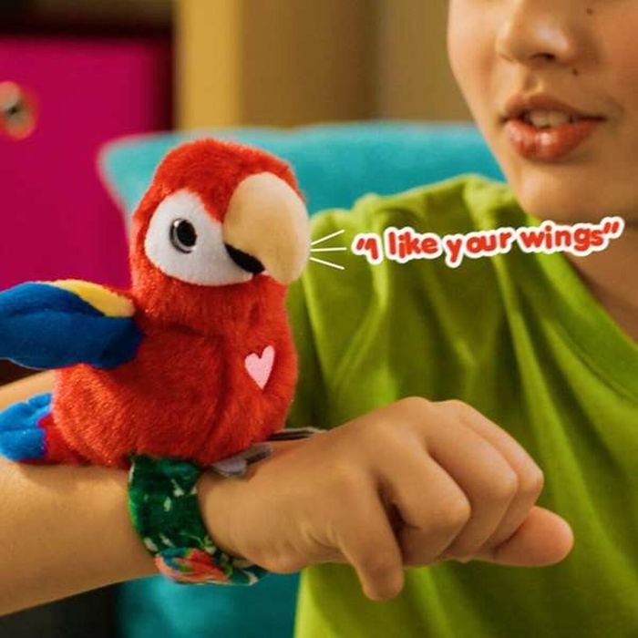 Happy Yappers Peluche Pajarito Interactivo Parlante - Canta, Mueve Alas, Repite Voz - Juguete Educativo Niños +3 Años - 18x18x5 cm 1