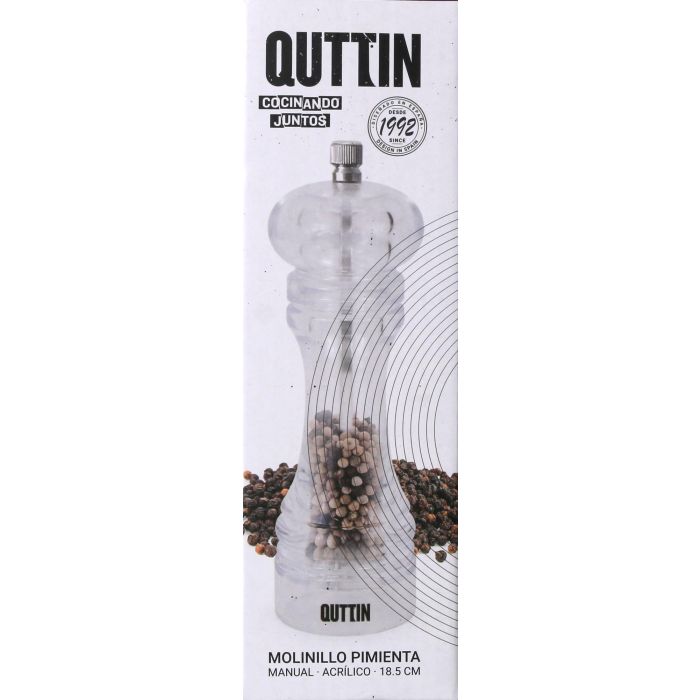 Quttin Molinillo de Pimienta Acrílico 18.5 cm (18 Unidades) 1
