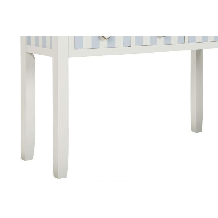 Consola Home ESPRIT Azul Blanco Madera de Paulonia 103 x 35 x 80 cm 4