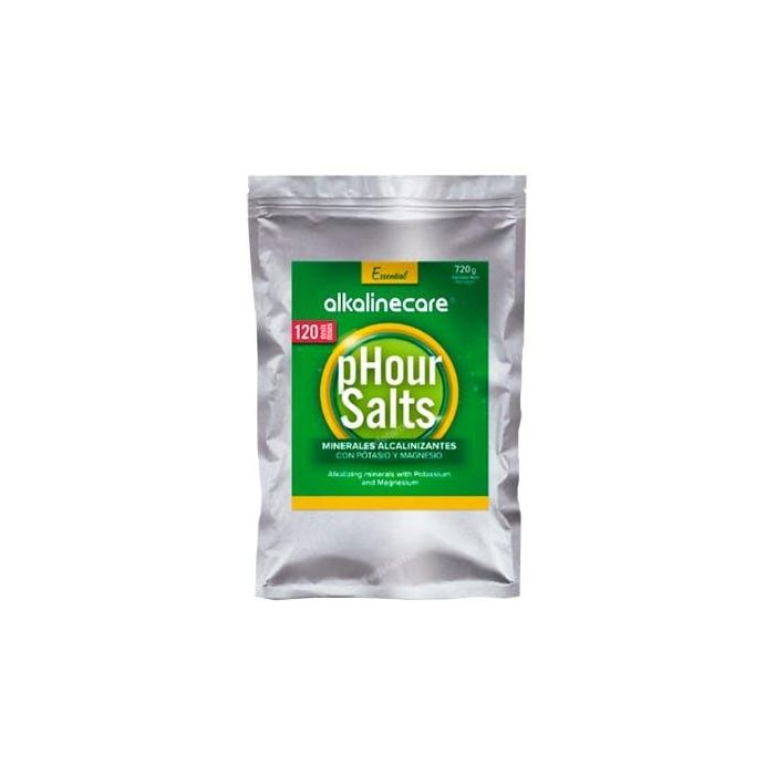 ALKALINE CARE Phour Salts Bicarbonatos Sodio, Potasio, Calcio, Magnesio Suplemento Mineral Bolsa 720g