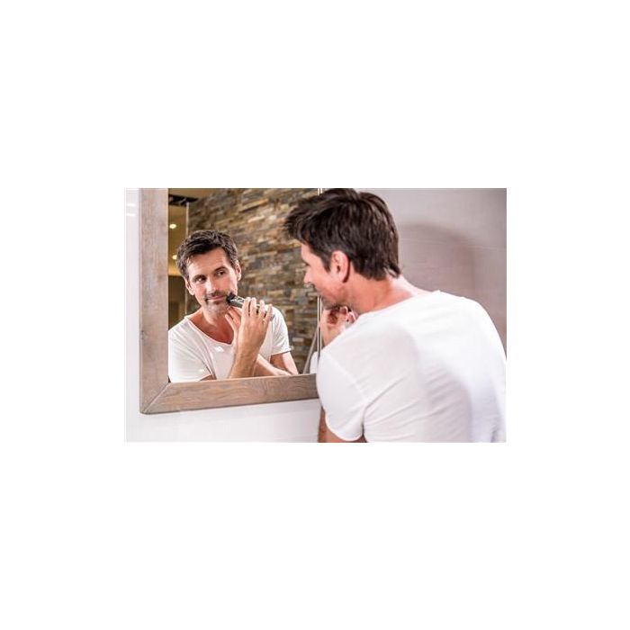 Wahl 9864-016 Afeitadora Corporal Advanced con y sin Cable, Acero Inoxidable, Batería de Litio, Carga Rápida 9