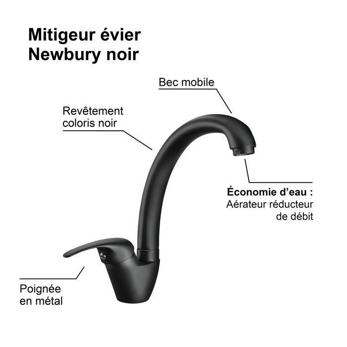 NEWBURY mezclador de lavabo negro 2 NEWBURY mezclador de lavabo negro 2