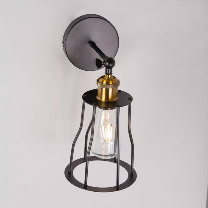 SKD-W1000 Aplique de Pared Artux de Metal Estilo Industrial Retro para Bombillas LED Filamento - Iluminación Interior, Hogar y Negocio 4 SKD-W1000 Aplique de Pared Artux de Metal Estilo Industrial Retro para Bombillas LED Filamento - Iluminación Interior, Hogar y Negocio 4