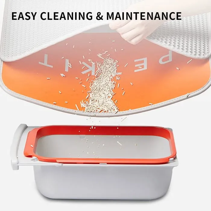 Petkit Tapete para Exterior para Arena PURAMAX y Pura X, Gris/Naranja - AAATF85460