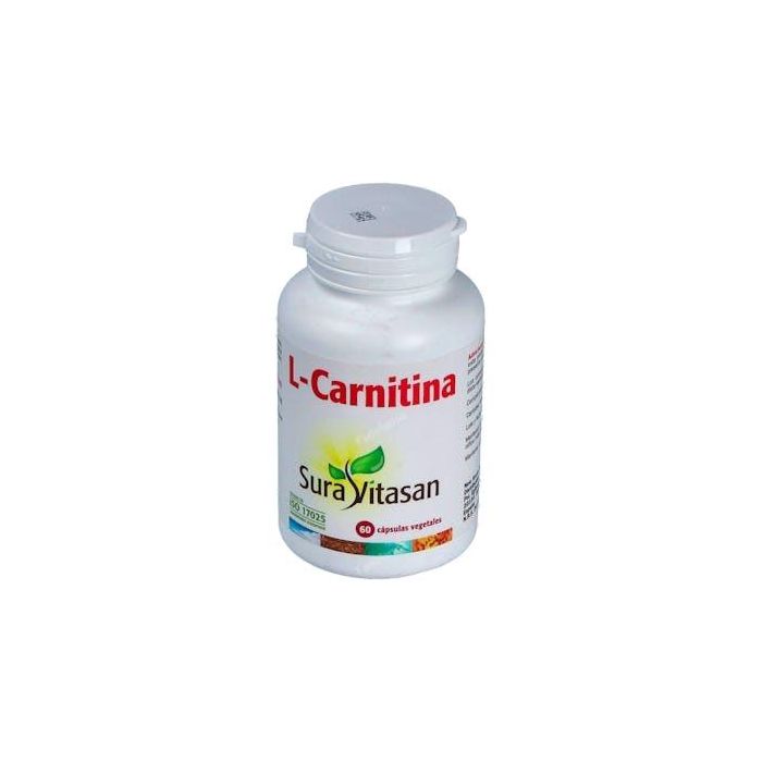 SURA VITASAN L-Carnitina 500 mg 60 Cápsulas Vegetales - Complemento Alimenticio Tartrato de L-Carnitina