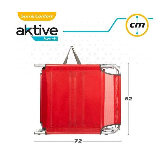 Tumbona plegable aluminio 3 posiciones modelo menorca textileno con asa 188x58x30/68cm 4 Tumbona plegable aluminio 3 posiciones modelo menorca textileno con asa 188x58x30/68cm 4