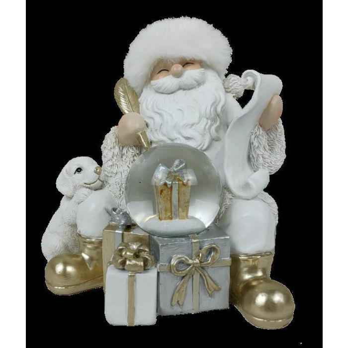 Figura Navidad Moderna DKD Home Decor 12 x 14 x 14 cm (2 Unidades)