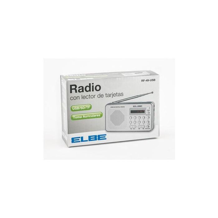 Elbe RF-49 Radio Digital FM Lector MP3 USB Batería Recargable 7 Elbe RF-49 Radio Digital FM Lector MP3 USB Batería Recargable 7