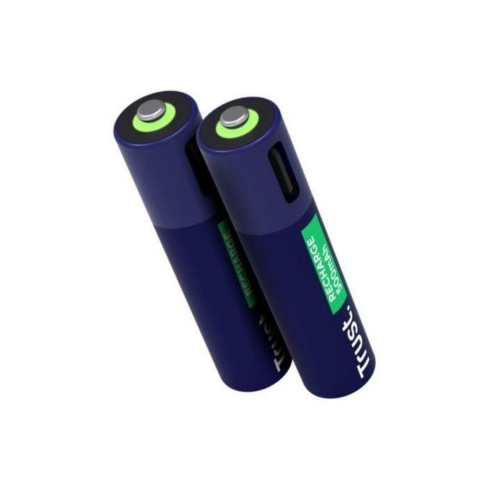 Pack de 2 Pilas AAA Trust 25585/ Recargables 1 Pack de 2 Pilas AAA Trust 25585/ Recargables 1