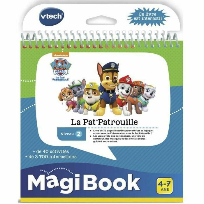 VTECH - Magibook Interactive Book - Ve a una misión con la Patrulla Canina