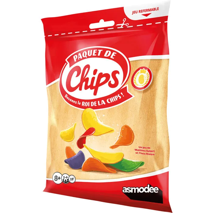 Asmodee ASM3558380135463 - Juego de Fiesta Cigomático - Bolsa de Fichas - 2 a 5 Jugadores - 8+ Años - 15 Min - Idioma Francés