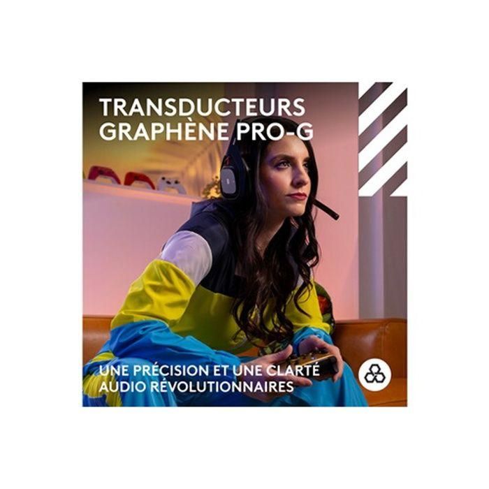 Logitech G LOG1737996785808 Auriculares Inalámbricos Astro A50 Lightspeed Pro-G Graphene para Gaming Xbox, PS5, Switch, PC/Mac Negro 1