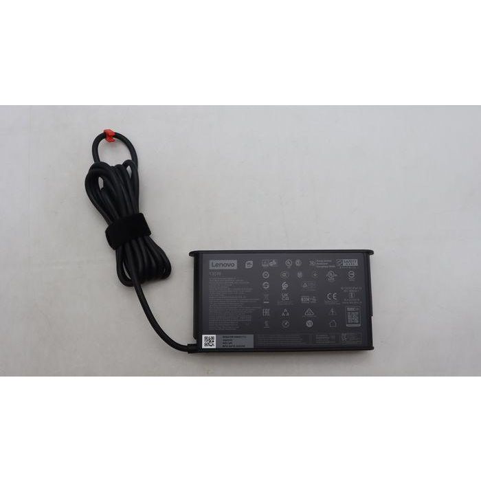 Lenovo 135W USB-C AC adapter with multiple voltage outputs (20V, 15V, 9V, 5V), suitable for Lenovo devices.