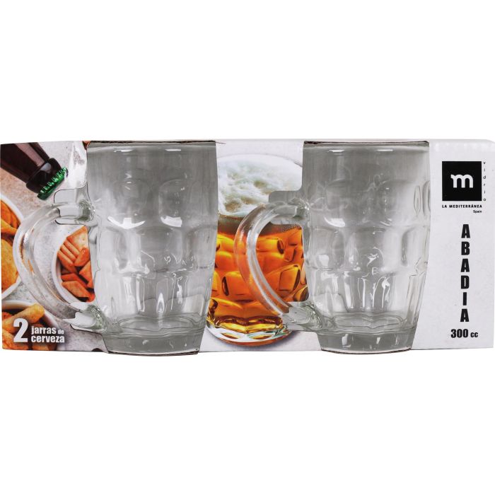 Set 2 Jarras Cerveza Abadía 300 cc - Inde (24 Cajas) 1 Set 2 Jarras Cerveza Abadía 300 cc - Inde (24 Cajas) 1