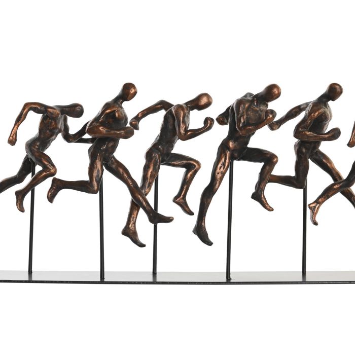 Figura Decorativa DKD Home Decor Metal Cobre Resina Moderno (43 x 11,5 x 19 cm) 1