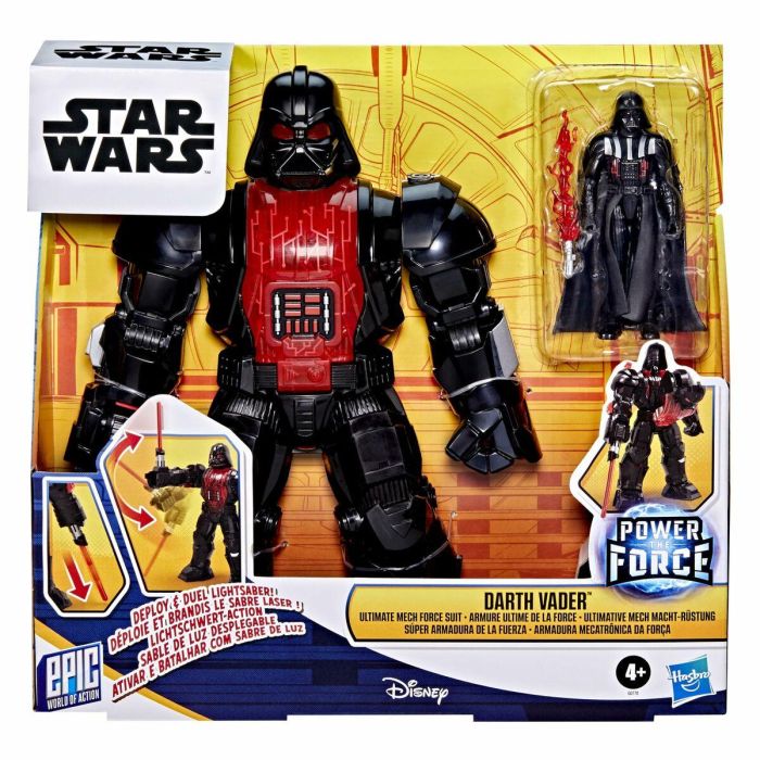 Hasbro Figura Darth Vader Ultimate Force Armor Star Wars Epic World of Action Juguetes 11 Pulgadas A Partir de 4 Años HASG07705L0 9 Hasbro Figura Darth Vader Ultimate Force Armor Star Wars Epic World of Action Juguetes 11 Pulgadas A Partir de 4 Años HASG07705L0 9