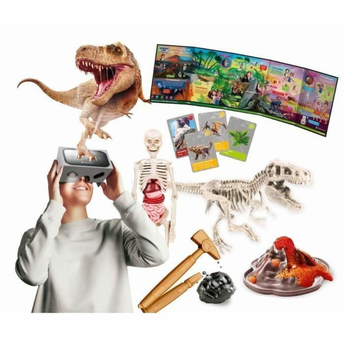 Clementoni CLE8005125527366 Kit de Ciencia y Juegos La Historia de la Vida en la Tierra con Realidad Virtual y Más de 50 Experimentos 2 Clementoni CLE8005125527366 Kit de Ciencia y Juegos La Historia de la Vida en la Tierra con Realidad Virtual y Más de 50 Experimentos 2
