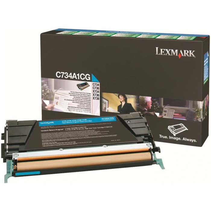 Lexmark Toner Laser Original C736h1cg para C736, 10000 páginas 2 Lexmark Toner Laser Original C736h1cg para C736, 10000 páginas 2