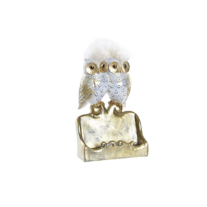 Figura Tradicional DKD Home Decor Dorado Blanco 8 x 7 x 10 cm