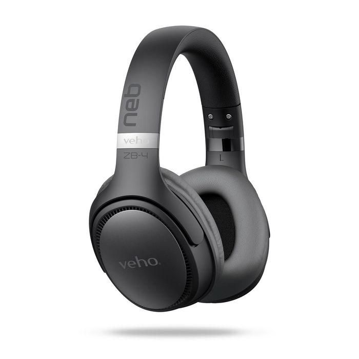 Veho ZB-4 NEB Auriculares Inalámbricos Bluetooth 5.3 con Micrófono, Drivers 44mm, 36h Autonomía, USB-C Plegables 1