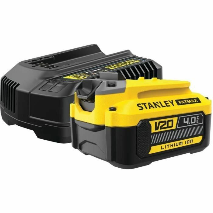 STANLEY FATMAX SFMCB14M1-QW Kit de Inicio V20 con Cargador Rápido 2A y 1 Batería 18V 4Ah 0 STANLEY FATMAX SFMCB14M1-QW Kit de Inicio V20 con Cargador Rápido 2A y 1 Batería 18V 4Ah 0