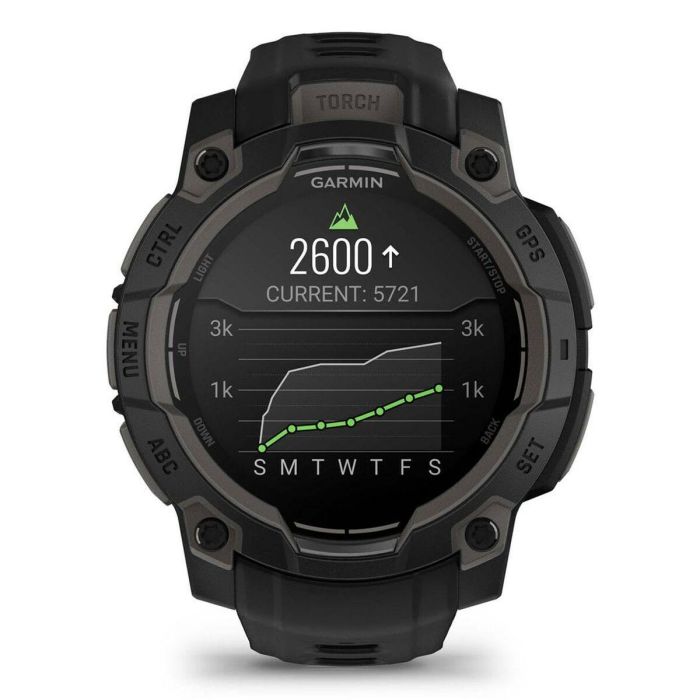 Garmin Instinct 3 Smartwatch AMOLED 1.2" Pantalla Táctil GPS Multibanda SatIQ 45 mm Resistente Monitor de Salud y Linterna Negro 5 Garmin Instinct 3 Smartwatch AMOLED 1.2" Pantalla Táctil GPS Multibanda SatIQ 45 mm Resistente Monitor de Salud y Linterna Negro 5