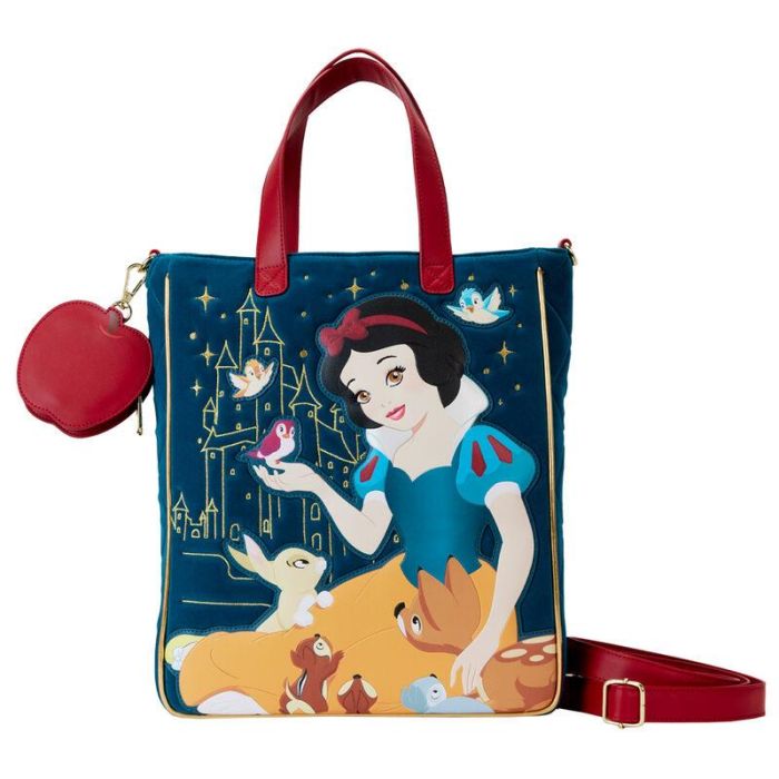 Loungefly Bolso Blancanieves Disney, Mochila de 27,94x10,16x33,02cm