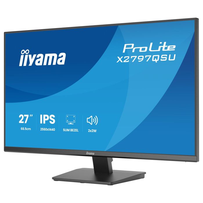 iiyama ProLite X2797QSU-B1 Monitor Gaming 27" QHD 2560x1440 IPS, 75Hz, 1ms, AMD FreeSync, Altavoces, USB-C, HDMI, DisplayPort, Negro 7