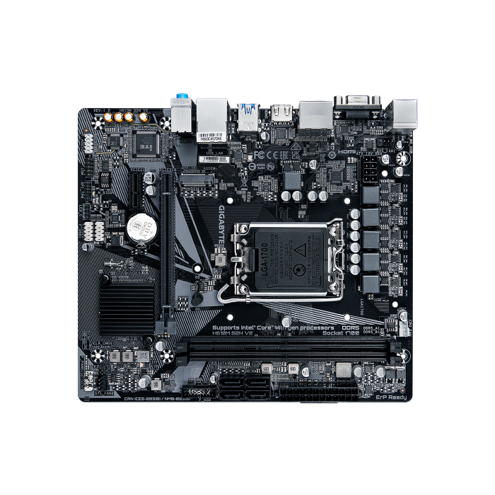 Gigabyte H610M S2H V2 placa base Intel H610 Express LGA 1700 micro ATX 3 Gigabyte H610M S2H V2 placa base Intel H610 Express LGA 1700 micro ATX 3