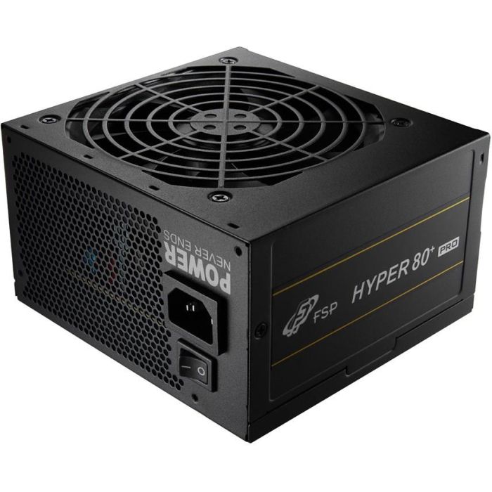 FSP 9PA450A404 Fuente Alimentación PC 450W Hyper 80+ 80 PLUS Bronze ATX 2.4 Silenciosa 120mm PFC Activo Negra