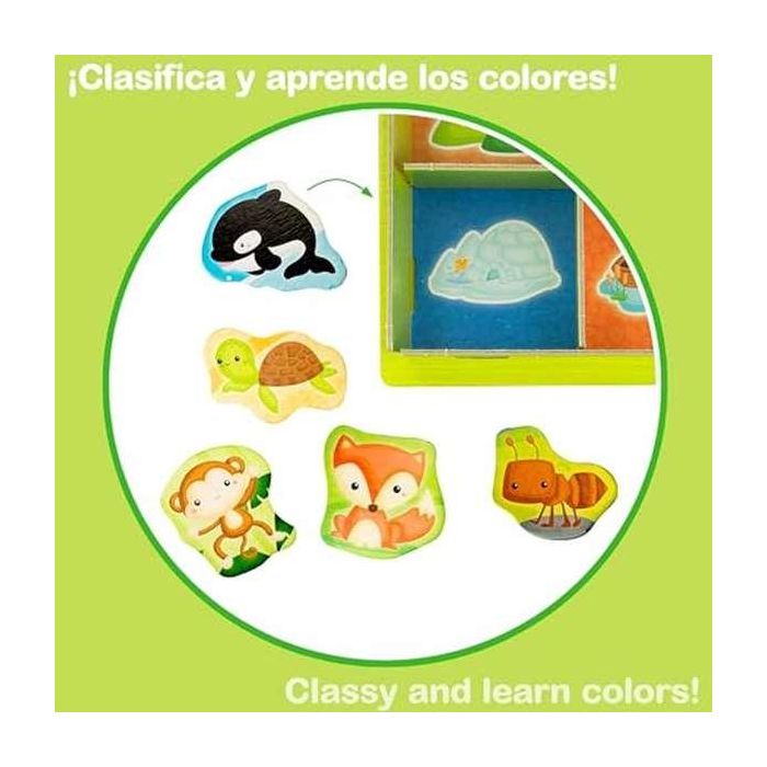 Juego montessori cajas de animales 15 Juego montessori cajas de animales 15