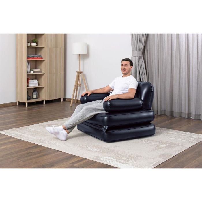Bestway Sillon Hinchable 4 Posiciones Negro 191x38x25 cm Interior 75114 2