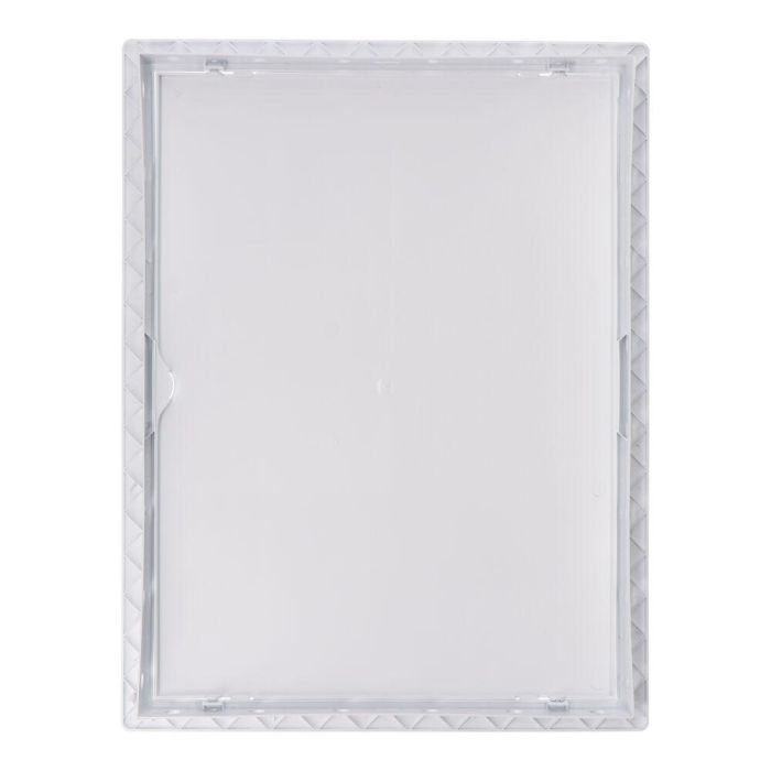 Tapa de registro rectangular empotrable abs 30x40cm blanca 1