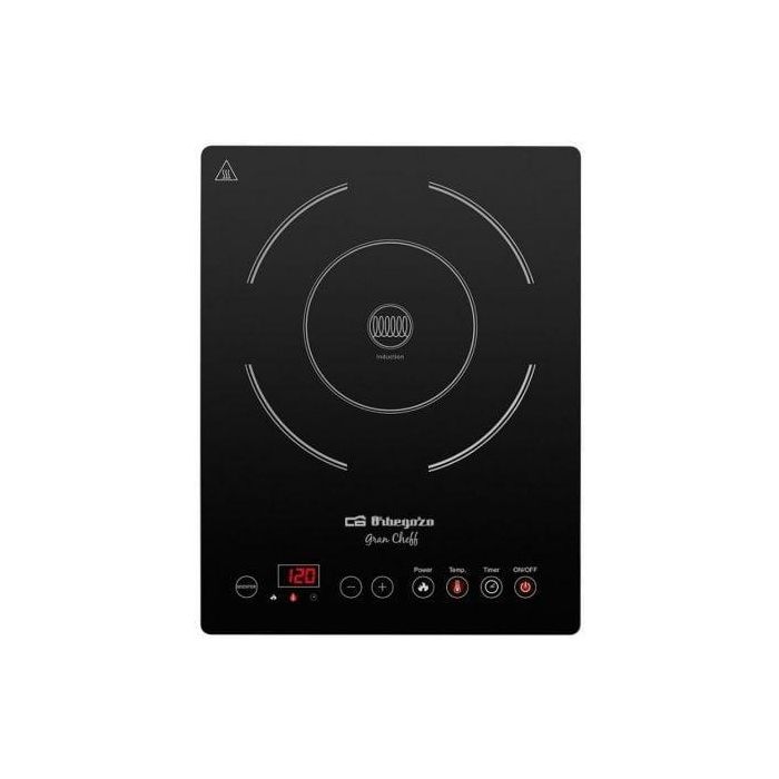 Placa de Inducción Orbegozo PIC 2000/ 1 placa de 300mm/ 2000W Placa de Inducción Orbegozo PIC 2000/ 1 placa de 300mm/ 2000W