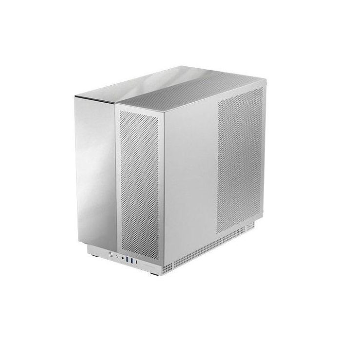 Mars Gaming MC-NOVA3 Caja Gaming Torre Custom XXL de Aluminio Aeroespacial Triple Cristal Cromado E-ATX Blanca y Plateada 2