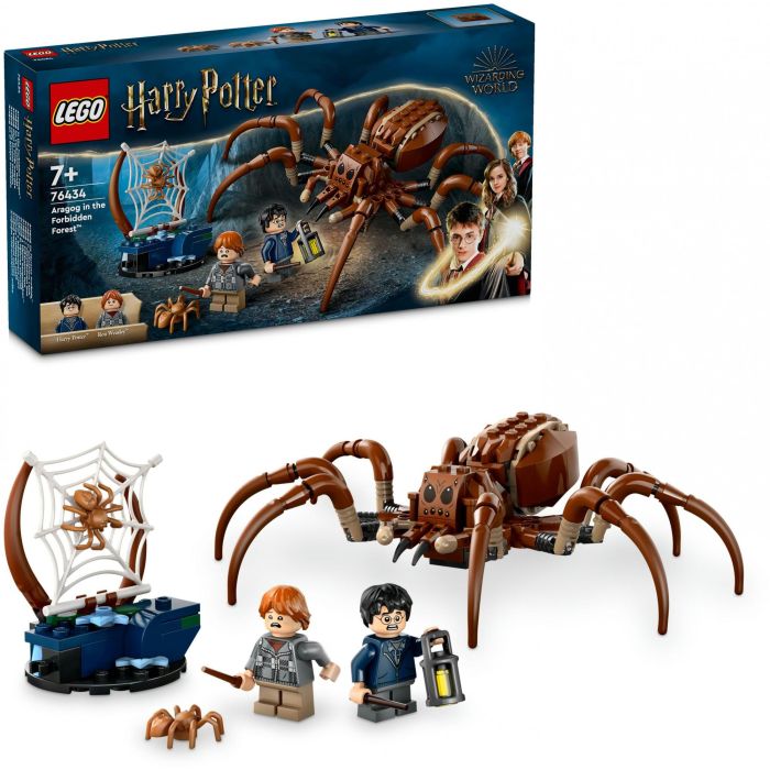 LEGO 76434 Harry Potter: Set de Construcción del Escenario 'Aragog en el Bosque Prohibido' con Araña Gigante de Juguete para Niños 2