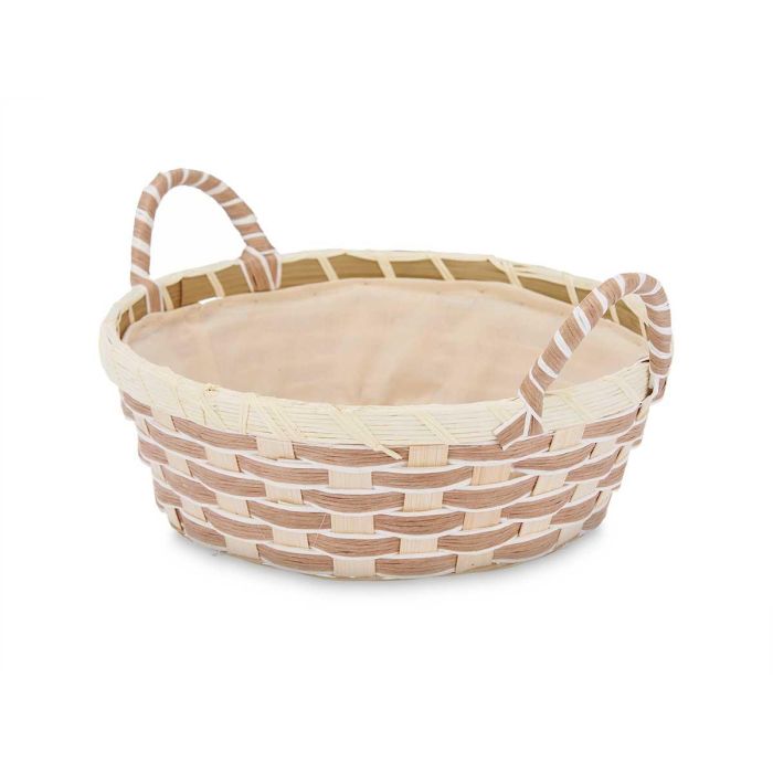 Cesta Asas Trenzado Redonda Kinvara 25X13CM (24 Unidades) 1 Cesta Asas Trenzado Redonda Kinvara 25X13CM (24 Unidades) 1