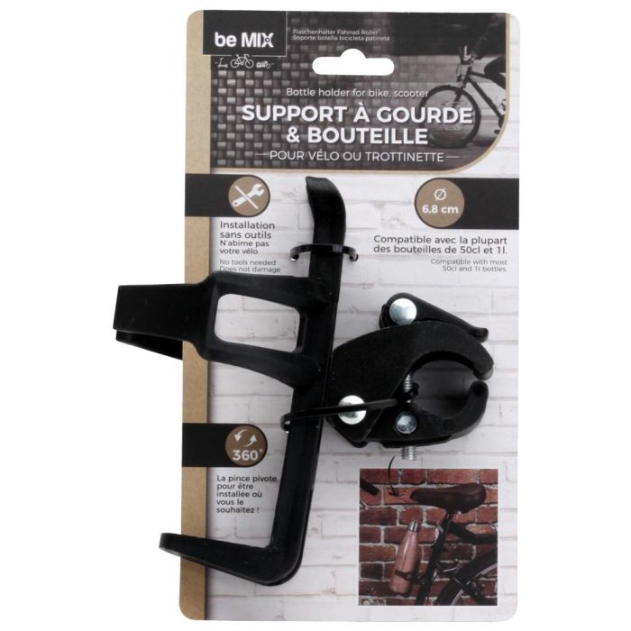Be Mix Soporte Para Botella Bicicleta Vallee Outlet Fácil Instalación Compatible Botellas 500ml y 1L 1 Be Mix Soporte Para Botella Bicicleta Vallee Outlet Fácil Instalación Compatible Botellas 500ml y 1L 1