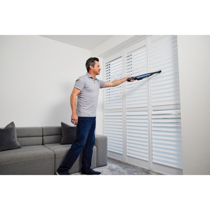 Shark Aspirador de mano WV270EU, Secar, HEPA, Sin bolsa, Azul, Batería, 15 min 3