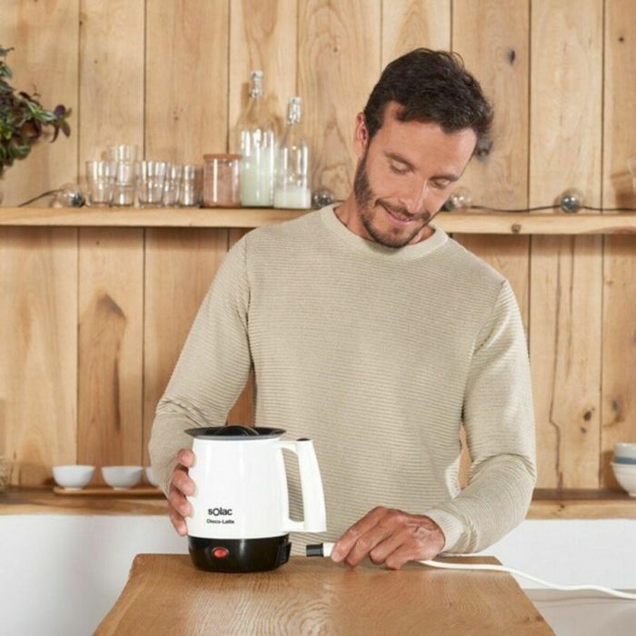 HERVIDOR SOLAC CHOCO-LATTE - CAPACIDAD 1L - INTERIOR ADHERENTE - FILTRO ANTI-NATA - CALIENTA TODO TIPO LÍQUIDOS - LIBRE PFOA 6