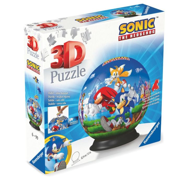 Puzzle 3D Sonic the Hedgehog 72pzs 3 Puzzle 3D Sonic the Hedgehog 72pzs 3