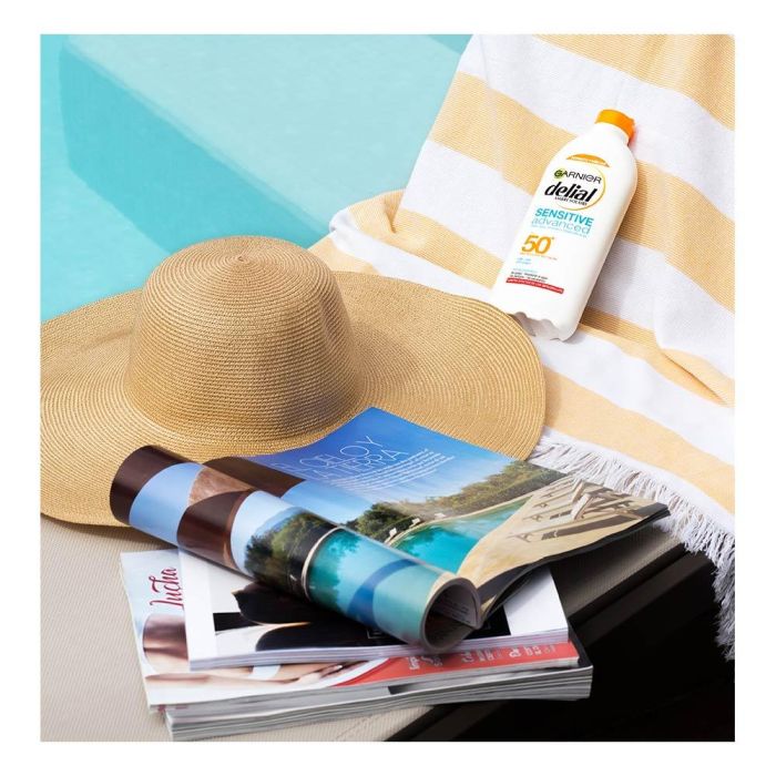 Garnier SENSITIVE ADVANCED leche protector solar corporal SPF50+ 400 ml para pieles sensibles Garnier SENSITIVE ADVANCED leche protector solar corporal SPF50+ 400 ml para pieles sensibles