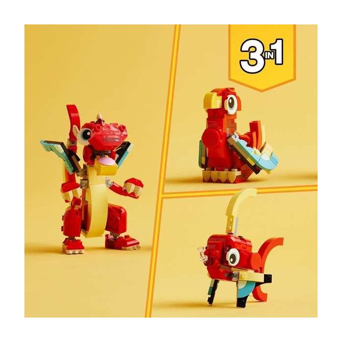 Juego de construccion dragón rojo lego creator 5 Juego de construccion dragón rojo lego creator 5