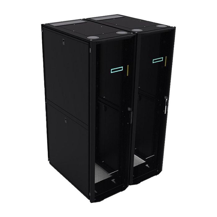 HPE G2 Bastidor servidor 42U avanzado 600x1075mm, 2138mm alto, 1133.98kg capacidad, negro - Rack independiente con paneles laterales 4