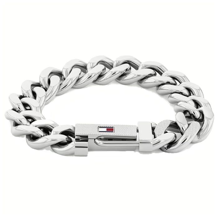 Pulsera Hombre Tommy Hilfiger 1697265 Plateado Pulsera Hombre Tommy Hilfiger 1697265 Plateado