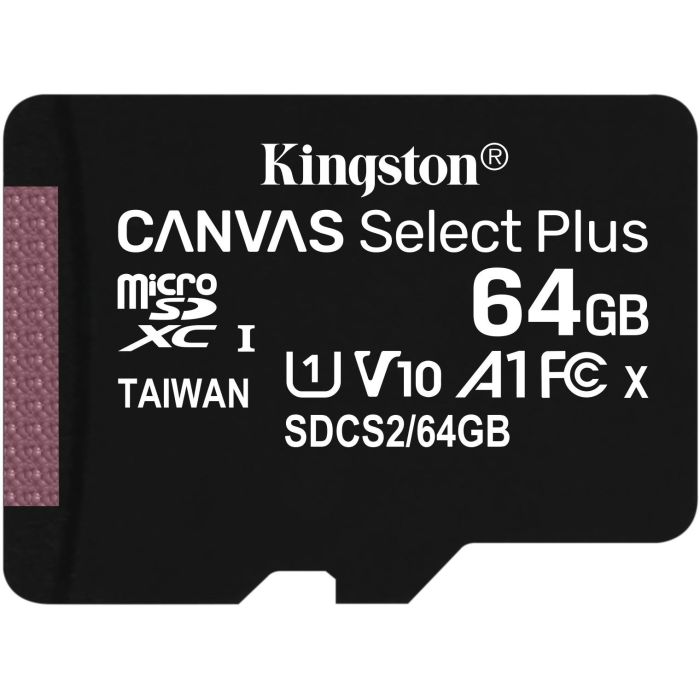 Kingston Canvas Select Plus microSDXC 64GB 100MB/s con Adaptador 2
